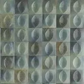 Gleeze Turchese Egg 3D Glossy 3-15/16" x 3-15/16" (R8GU56) Uniform Color Wall Tile