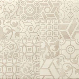 Image 2 of Grisha Gold Decor Glossy 8" x 24" (GRGLDDECO) 3D, Glass Wall Tile sold at Floors & Baths Pro's