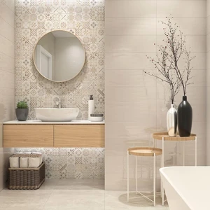 Image 3 of Grisha Gold Decor Glossy 8" x 24" (GRGLDDECO) 3D, Glass Wall Tile sold at Floors & Baths Pro's
