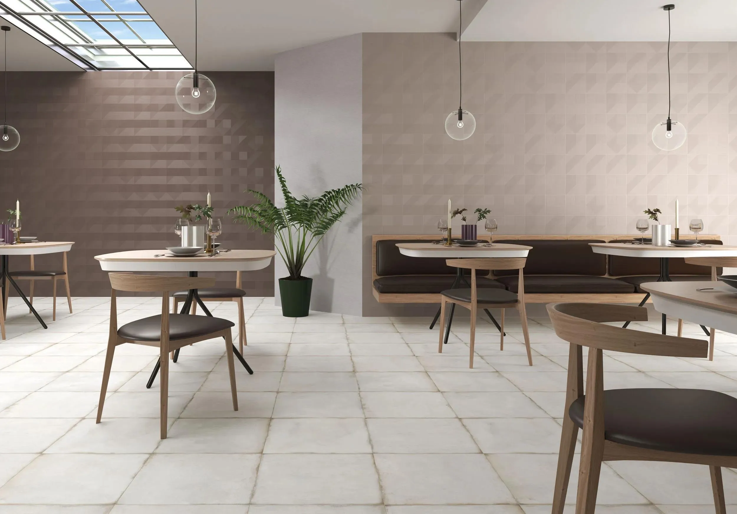 Lins Taupe Matte 8" x 8" (LINTAU0808M) Traditional Wall Tile
