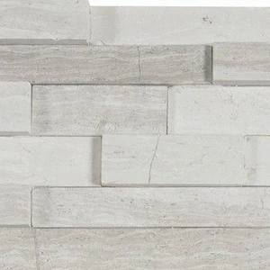 Image 4 of White Oak White-Warm Honed 6" x 24" (LPNLMWHIOAK624-3DH) Stone Wall Tile sold at Floors & Baths Pro's