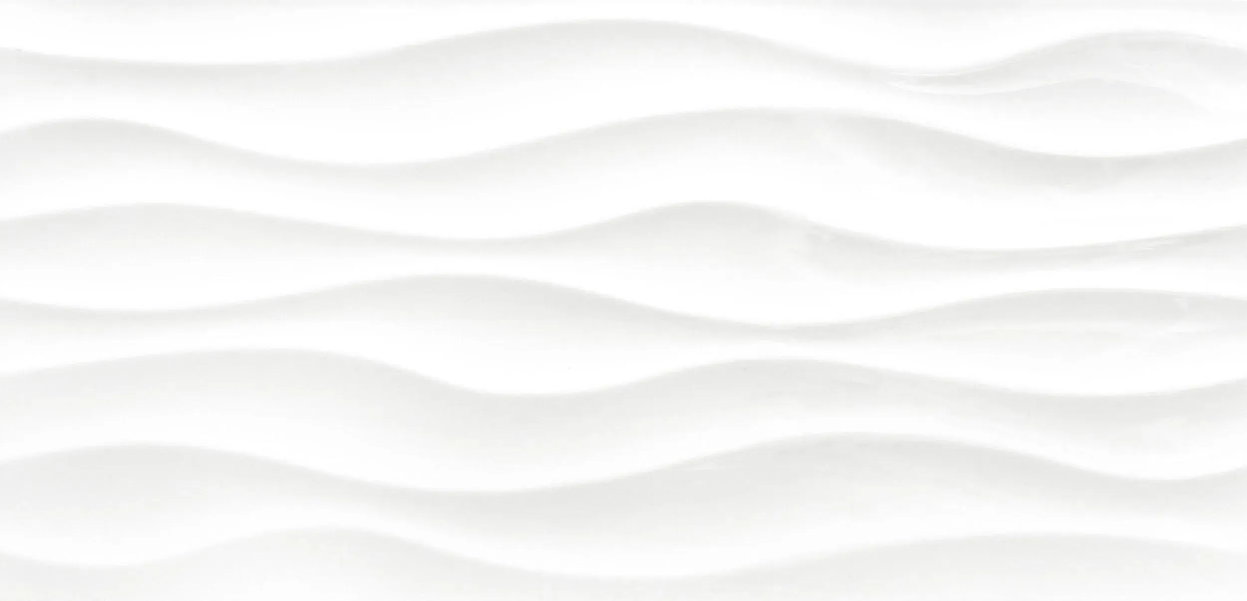Element White Wave Glossy 12" x 24" (ELEM1224WGW7) Plain Wall Tile