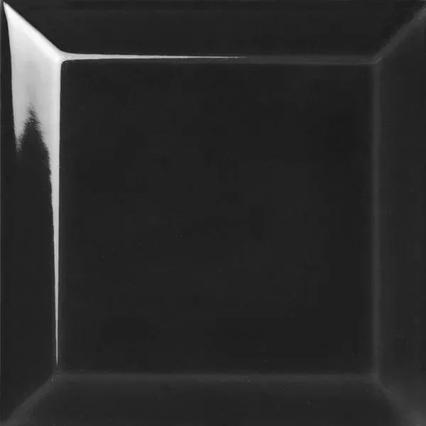 Mono Nero Glossy 4" x 4" (ABS0287) Uniform Color Wall Tile