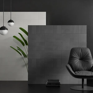 Image 2 of Lins Grey Matte 8" x 8" (LINGRE0808M) Traditional Wall Tile sold at Floors & Baths Pro's