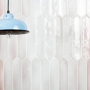 Image 3 of Sfumature Bianco Polished 2-1/2" x 13" (SFM101L) Uniform Color Wall Tile sold at Floors & Baths Pro's