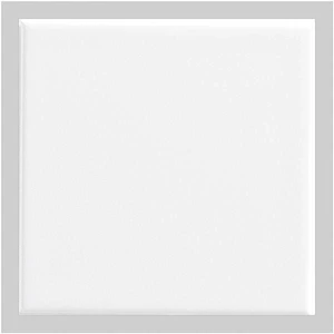  2/5"" X 10", 15" White Glossy 6" x 6" (WI-60) Uniform Color Wall Tile 