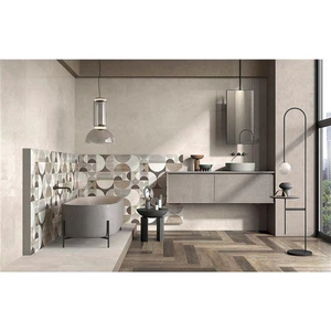 Image 2 of Tundra Grey Matte 10" x 24" (AS-015) Marble Wall Tile sold at Floors & Baths Pro's