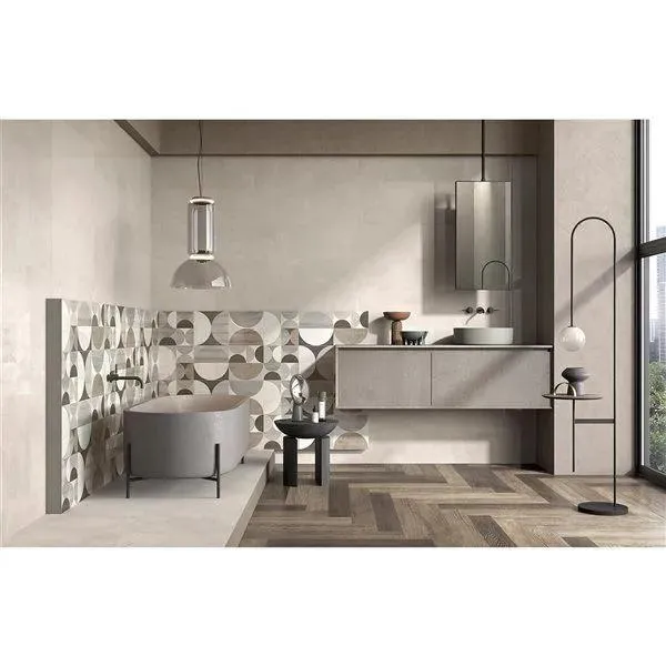 Tundra Grey Matte 10" x 24" (AS-015) Marble Wall Tile