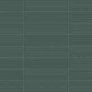 2/5"" X 8", 12" Geometra Emerald Glossy Divide 3" x 12" (4000-0312-0) Glass Wall Tile