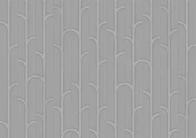 Geometra Charcoal Glossy Ivy 3" x 12" (4000-0308-0) Glass Wall Tile