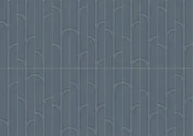 Geometra Ink Glossy Ivy 3" x 12" (4000-0306-0) Glass Wall Tile