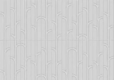 Geometra Silver Glossy Ivy 3" x 12" (4000-0304-0) Glass Wall Tile