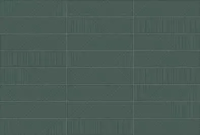Geometra Emerald Glossy Maze 3" x 12" (4000-0301-0) Glass Wall Tile