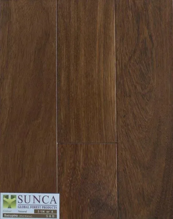 Natural Exotic Sucupira Wild Walnut Hardwood Flooring