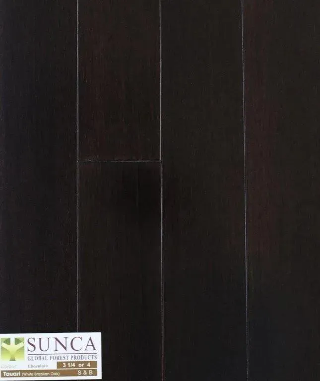 Chocolate White Brazilian Oak 3-1/4", 4" Solid Sunca Exotic Hardwood Flooring