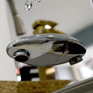 Image 4 of Multi-function Aluminum Shower Panel with Hand Shower (Polished Chromed) sold at Floors & Baths Pro's