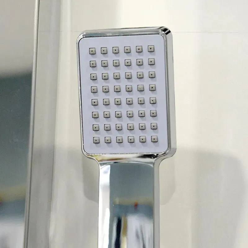 Multi-function Aluminum Shower Panel with Hand Shower (Polished Chromed)