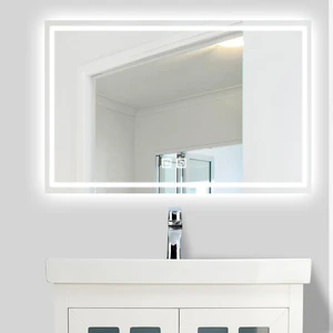  LED 30" Anti-fog Bathroom Wall Mirror with Bluetooth 