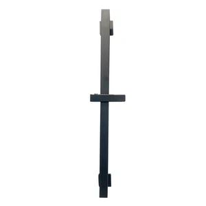 Image 6 of Wall Mounted Square Rain Showerhead with Hand Shower and Tub Spout in Black sold at Floors & Baths Pro's