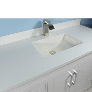 Image 5 of 48" European Style Grey Vanity with Stone Top sold at Floors & Baths Pro's