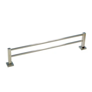 Image 2 of Double-Bar Square Towel Rack sold at Floors & Baths Pro's