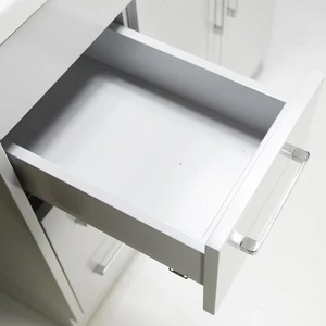 Image 4 of 36" Shaker door style Gray Vanity with Ceramic Top sold at Floors & Baths Pro's