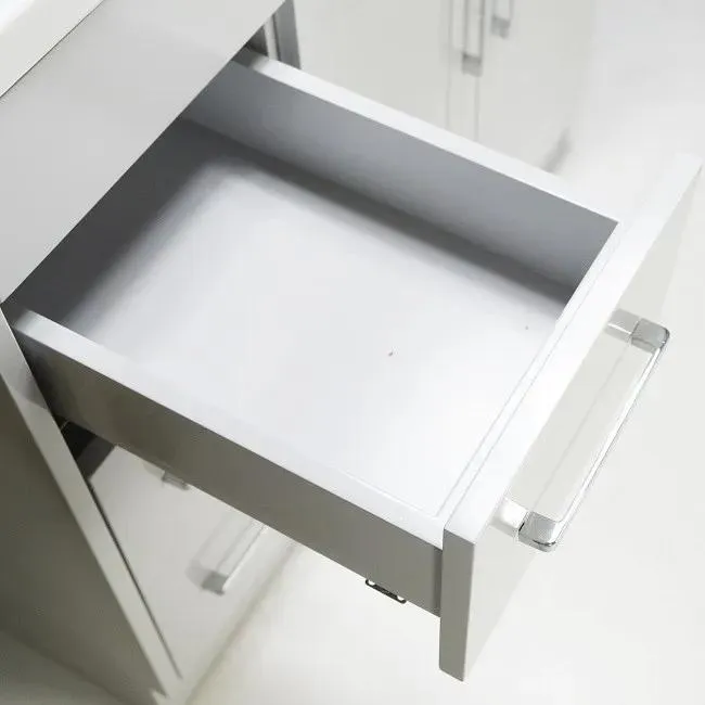 36" Shaker door style Gray Vanity with Ceramic Top