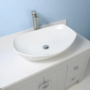 Image 3 of 36" Vessel Sink Grey Vanity with Man-made Stone Top sold at Floors & Baths Pro's