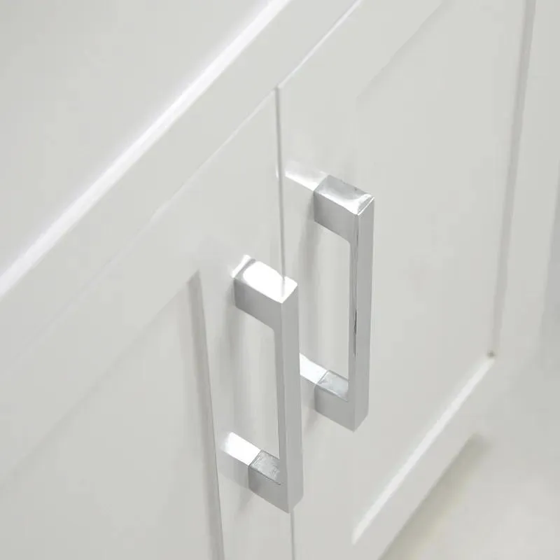 24" White Bathroom Vanity with/without Stone TOP