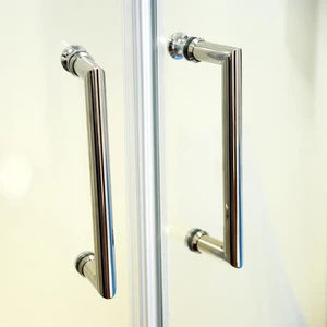 Image 2 of 36" x 36" x 72" Rounded Corner Glass Shower Enclosure sold at Floors & Baths Pro's