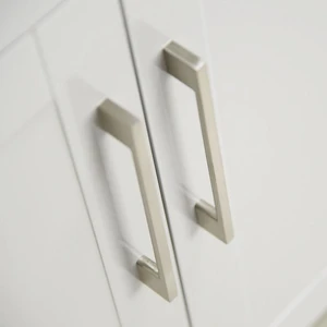 Image 3 of 48" Gray Shaker Style Vanity with Stone Top sold at Floors & Baths Pro's