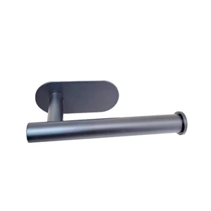  Toilet Paper Holder in Matte Black 