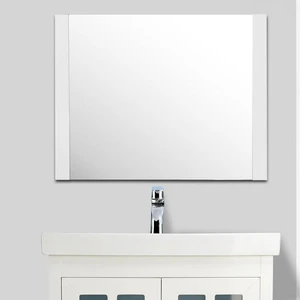  24" to 72" Double-Side Framed Mirror (White) 