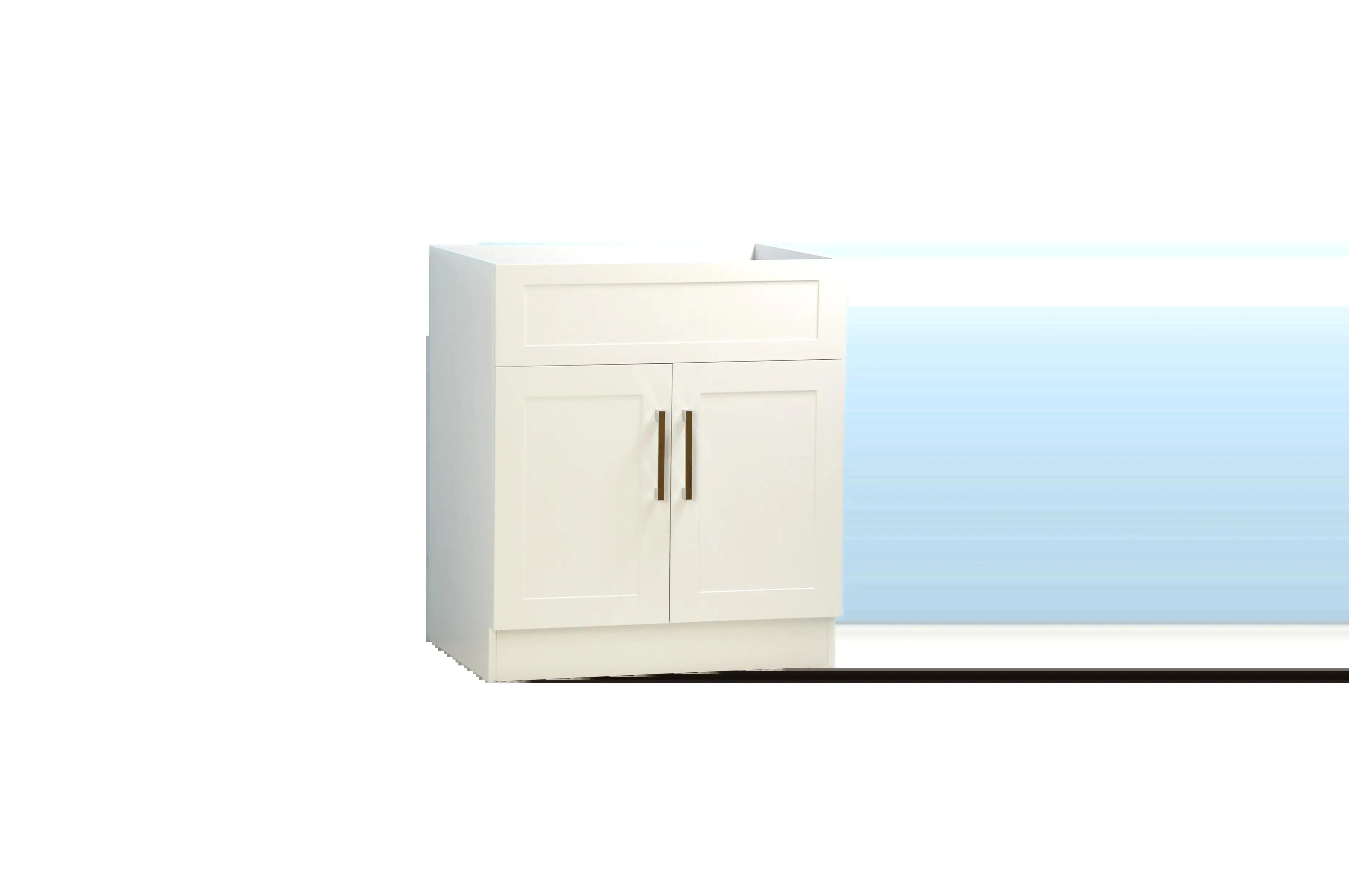 29" White Vanity (2 doors)