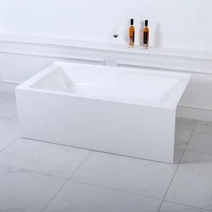  60" x 32" 2-Sided Rectangular Corner Bathtub 