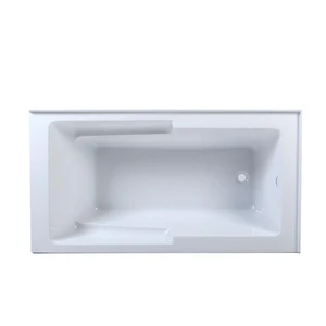 Image 3 of 60" x 32" 2-Sided Rectangular Corner Bathtub sold at Floors & Baths Pro's