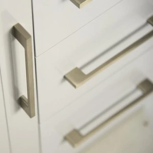 Image 4 of 30" Shaker Style White Vanity with Stone Top sold at Floors & Baths Pro's