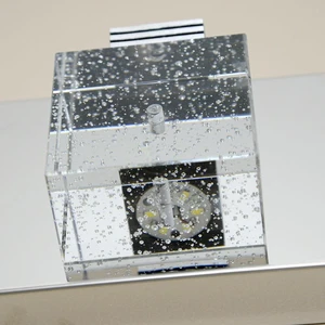 Image 2 of Bubble Cube 3-Glass Cube LED Integrated Vanity Light sold at Floors & Baths Pro's