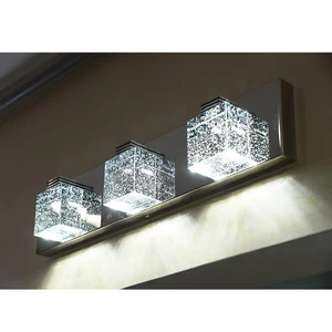 Image 4 of Bubble Cube 3-Glass Cube LED Integrated Vanity Light sold at Floors & Baths Pro's