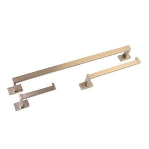 Image 4 of 3-Piece Bathroom Hardware Set (Black/Rose Gold) sold at Floors & Baths Pro's