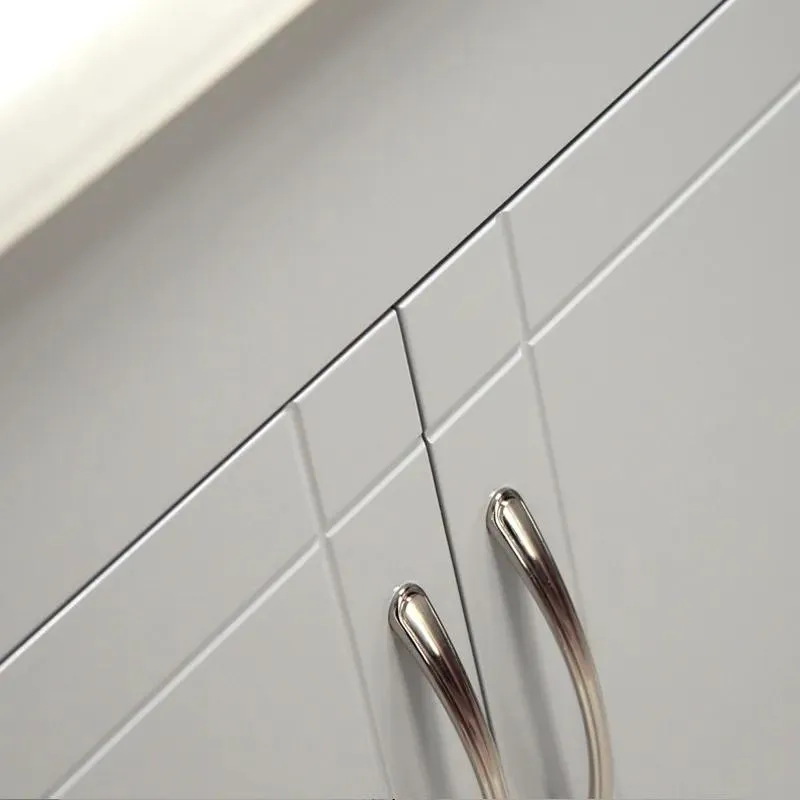 28" Gray Vanity with Integrated Ceramic Top/Sink