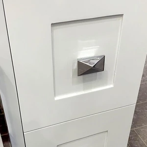 Image 4 of 24" Grey Bathroom Vanity with Stone Top and 2 Drawers sold at Floors & Baths Pro's