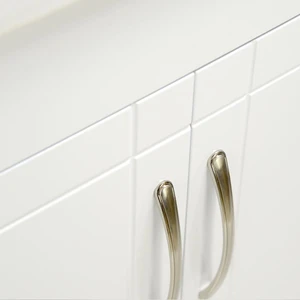 Image 4 of 28" White Vanity with Integrated Ceramic Top/Sink sold at Floors & Baths Pro's