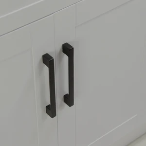 Image 5 of 60" Single-Sink Gray Vanity with Stone Top sold at Floors & Baths Pro's