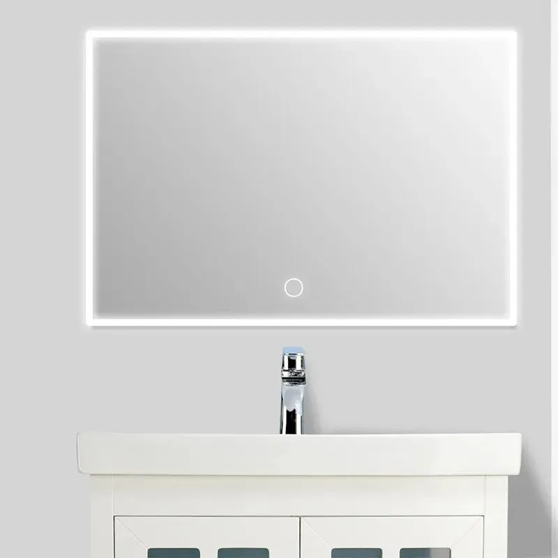 Outer LED Light Wall Mirror (Square)