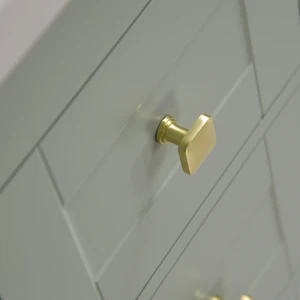 Image 4 of 60" European Style Green Double-Sink Vanity with Stone Top sold at Floors & Baths Pro's