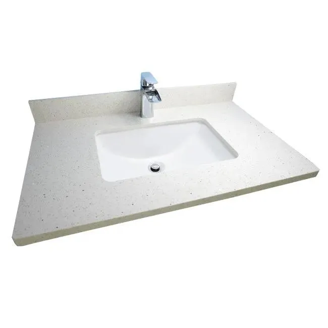 36'' Solid Wood White Vanity with Shelf