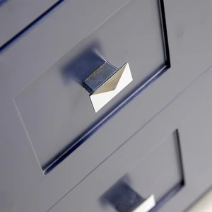 Image 4 of 42" Shaker Style Dark Blue Vanity with Stone Top (2 drawers) sold at Floors & Baths Pro's