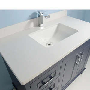 Image 2 of 42" European Style Blue Vanity with Stone Top sold at Floors & Baths Pro's
