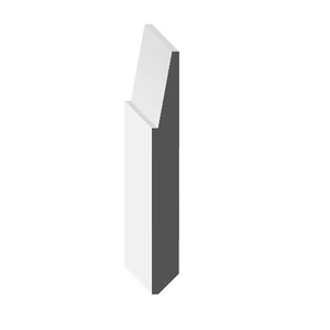 FloornBath 3 1/2" Bevel Step Casing (8 feet)
